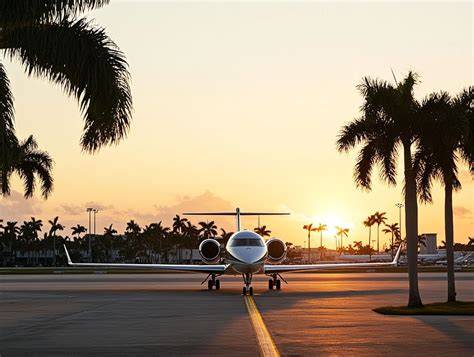 Miami private jet airport winter season business aviation