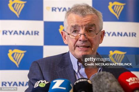 Michael O’Leary at press conference on Ryanair’s ATC League of Delays campaign