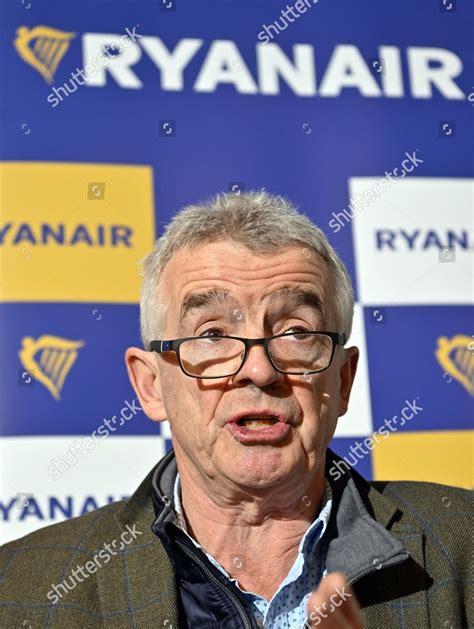 michael o’leary during ryanair’s quarterly results announcement at dublin hq