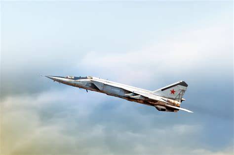 MiG-25 Foxbat interceptor aircraft designed for extreme high altitude flight