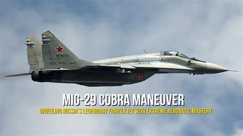 mig-29 performing cobra maneuver at low altitude