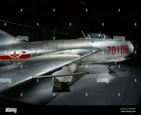 Mikoyan-Gurevich MiG-15 swept wing jet fighter Soviet Union Korean War