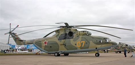 Mil Mi-26 undergoing maintenance in a hangar