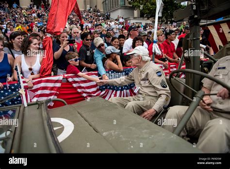 military parade along constitution avenue washington dc army anniversary