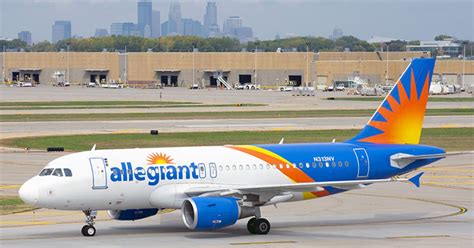 Minneapolis Saint Paul International Airport MSP Allegiant Air aircraft Minnesota