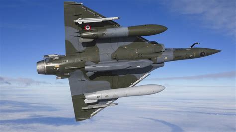 Mirage 2000D and A-10C flying joint counter-drone patrol over Red Sea
