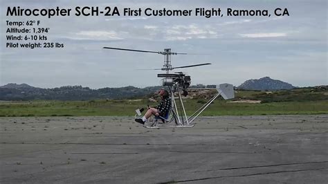 Mirocopter SCH-2A parked inside a suburban American garage, showing its compact size