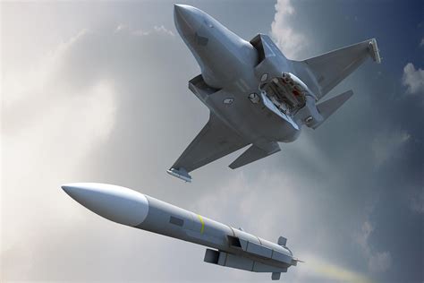 modern air combat visualization with beyond-visual-range missile engagement