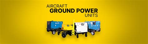 modern aircraft ground power unit reducing APU emissions