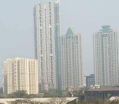 Modern architecture of the Wadia International Center in Worli, Mumbai