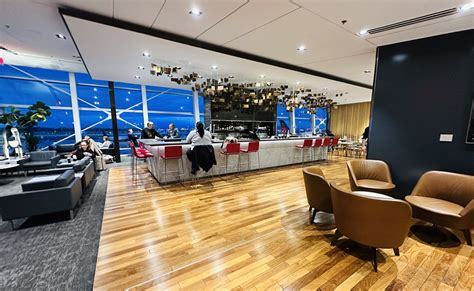Modern interior of the expanded international departures area at YUL