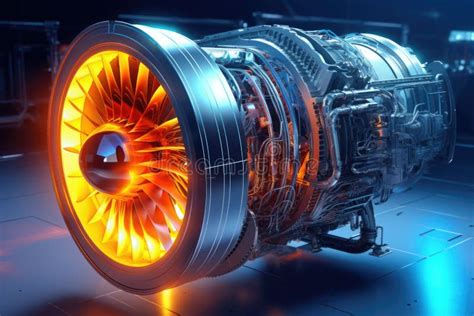 modern turbofan engine nacelle struck by lightning during flight