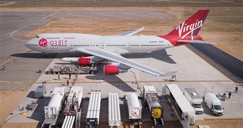 Mojave Air and Space Port with stored Airbus A380 aircraft