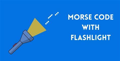 Morse SOS message visually demonstrated with flashlight in dark environment