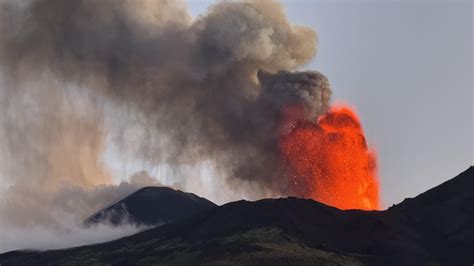 Mount Etna Sicily volcano lava fields