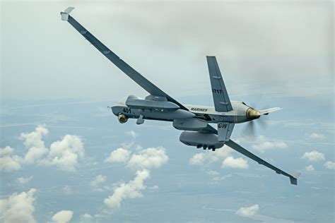 MQ-9 Reaper drone operating above Persian Gulf combat zone