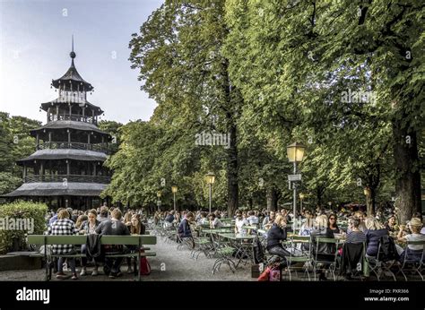 Munich Chinese Tower beer garden 2025