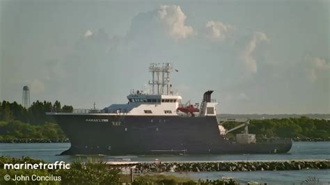 MV Sarah Lynn operating for the US Navy during deep ocean survey mission