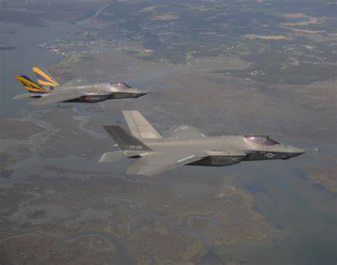 NAS Patuxent River Maryland NAVAIR test aircraft F-35C Naval Test Pilot School flight testing