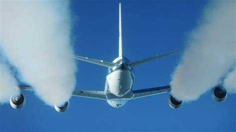 nasa ge aerospace aircraft in contrail research flight