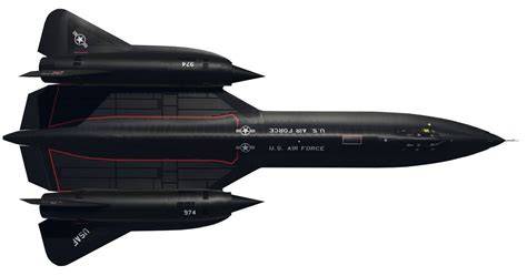 NASA Laser Air Data Sensor CO2 laser beams beneath SR-71 Blackbird
