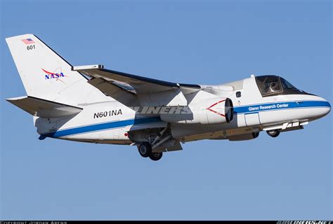 NASA-operated Lockheed S-3B Viking conducting research flight over Pacific Ocean
