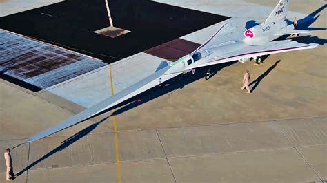 nasa skunk works engineers x-59 supersonic wind tunnel testing