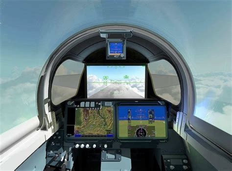 NASA X-59 external visibility system cockpit display