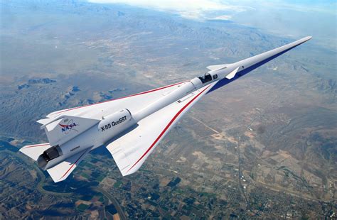 NASA X-59’s extended fuselage nose designed for low-boom supersonic wave shaping