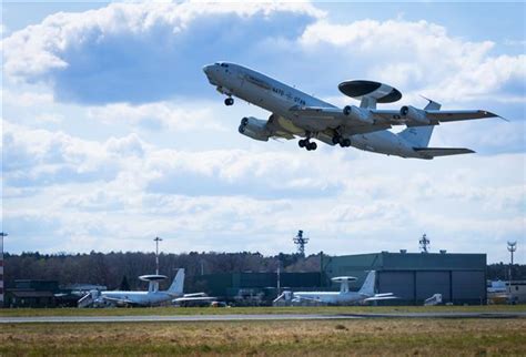 NATO AWACS aircraft supporting Ukrainian air operations
