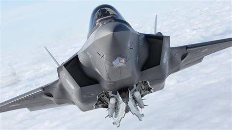 NATO F-35A formation flight over the Baltic region during joint readiness patrol