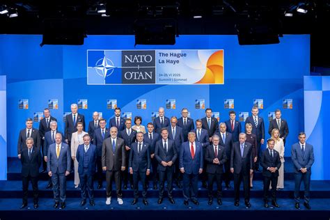 NATO leaders during high-level security meeting in Brussels