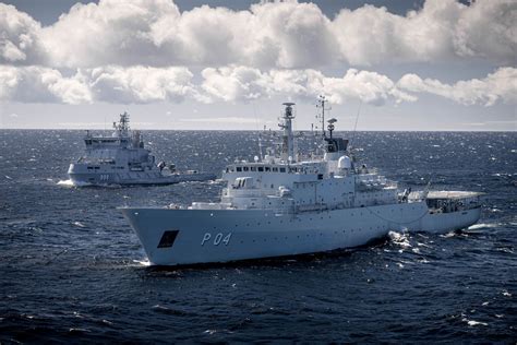 NATO maritime patrol ships monitoring Baltic Sea underwater infrastructure