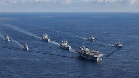 NATO naval task group air defense operations at sea