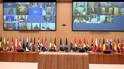 NATO officials at high-level security meeting on Ukraine support