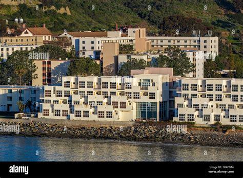 Naval Base Point Loma Building 635 sailors barracks and San Diego summer heat
