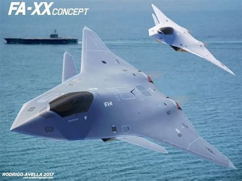 navy next-generation stealth fighter fa-xx concept