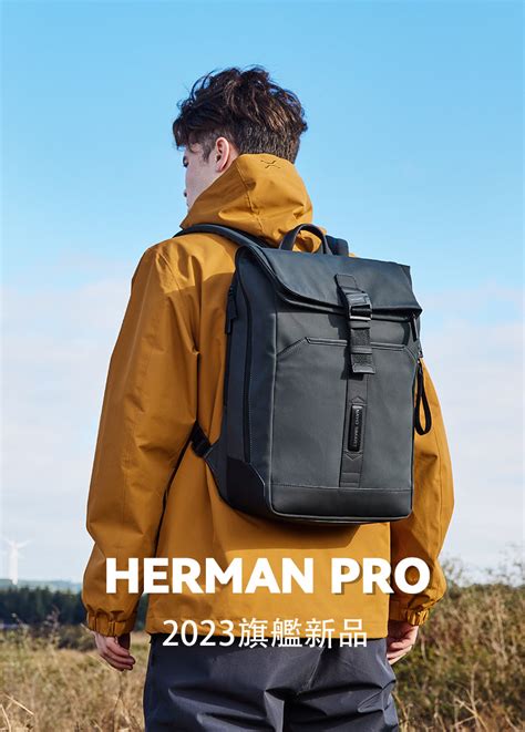 Nayo Smart Herman Pro personal item backpack packed and unzipped