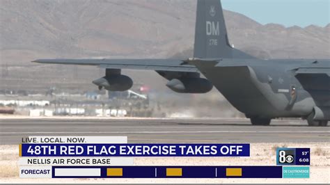 Nellis Air Force Base Red Flag exercise aircraft launch