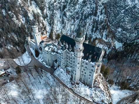 neuschwanstein castle winter germany points trip