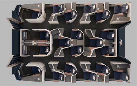 New Pacific Boeing 757 luxury business-class cabin layout