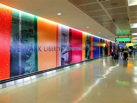 Newark Liberty International Airport departure board
