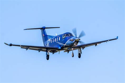 Nicholas Air Pilatus PC-12 taxiing for fractional demo flight