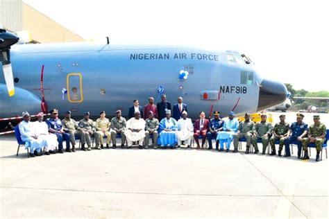 nigerian air force c130h aircraft during mission in northeast nigeria