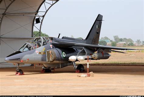 Nigerian Alpha Jet flying