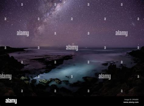 night sky celestial navigation stars over open ocean