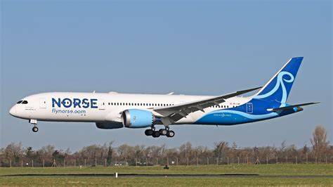 Norse Atlantic Boeing 787-9 departing New York JFK on a transatlantic route