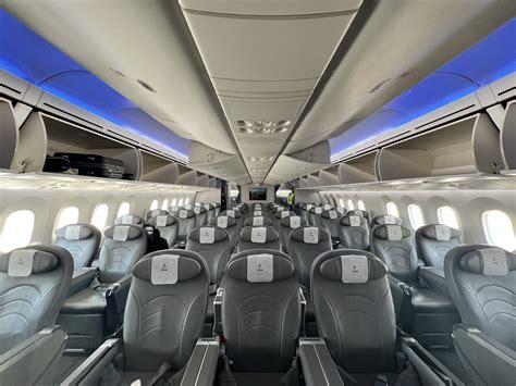 Norse Atlantic Boeing 787 cabin premium economy seating interior