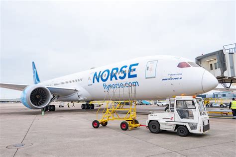 Norse Atlantic Boeing 787 parked at Oslo Gardermoen Airport