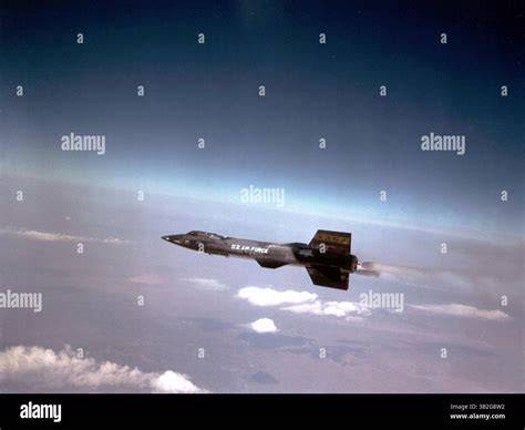 North American X-15 hypersonic rocket aircraft NASA test flight